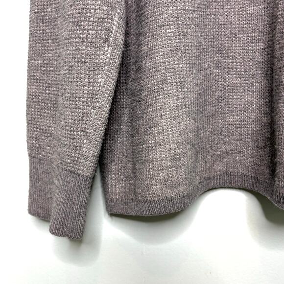 Vince Mens Wool Ribbed Knit Gray Henley Pullover Sweater XL - Picture 5 of 9